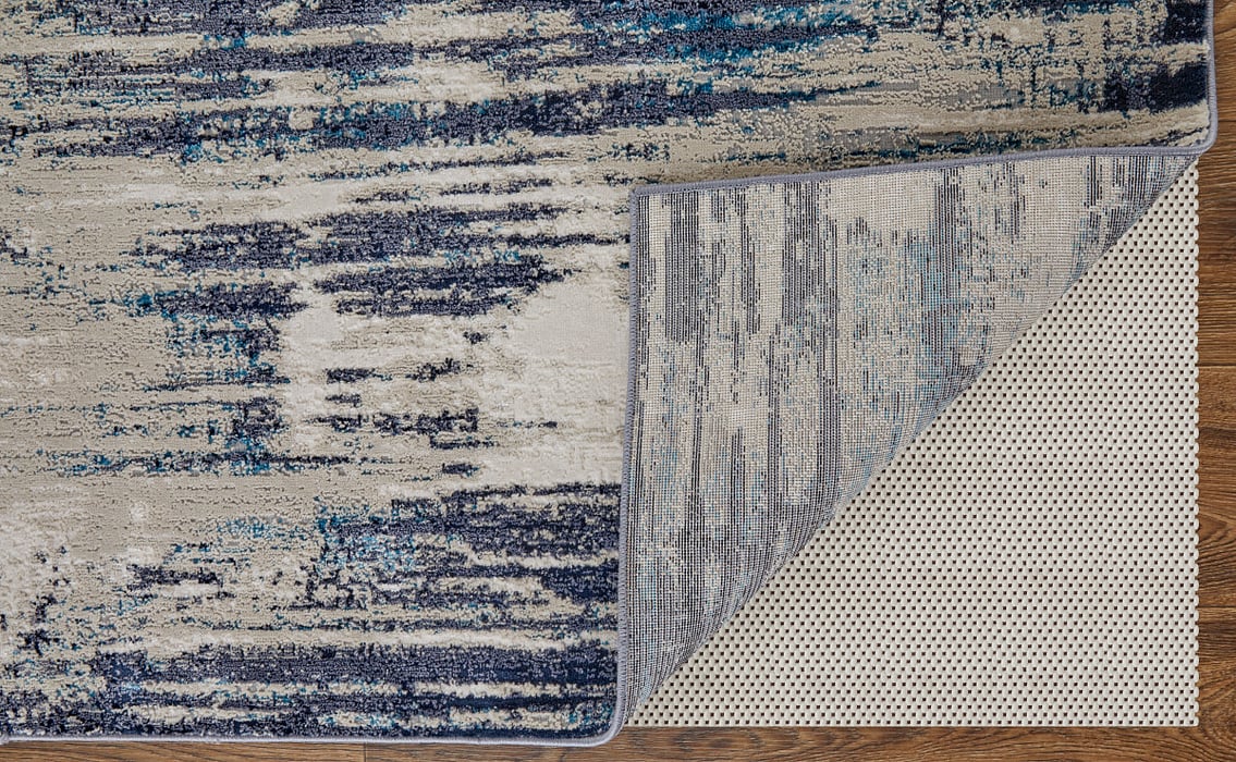 Beige/Blue Indian Rug