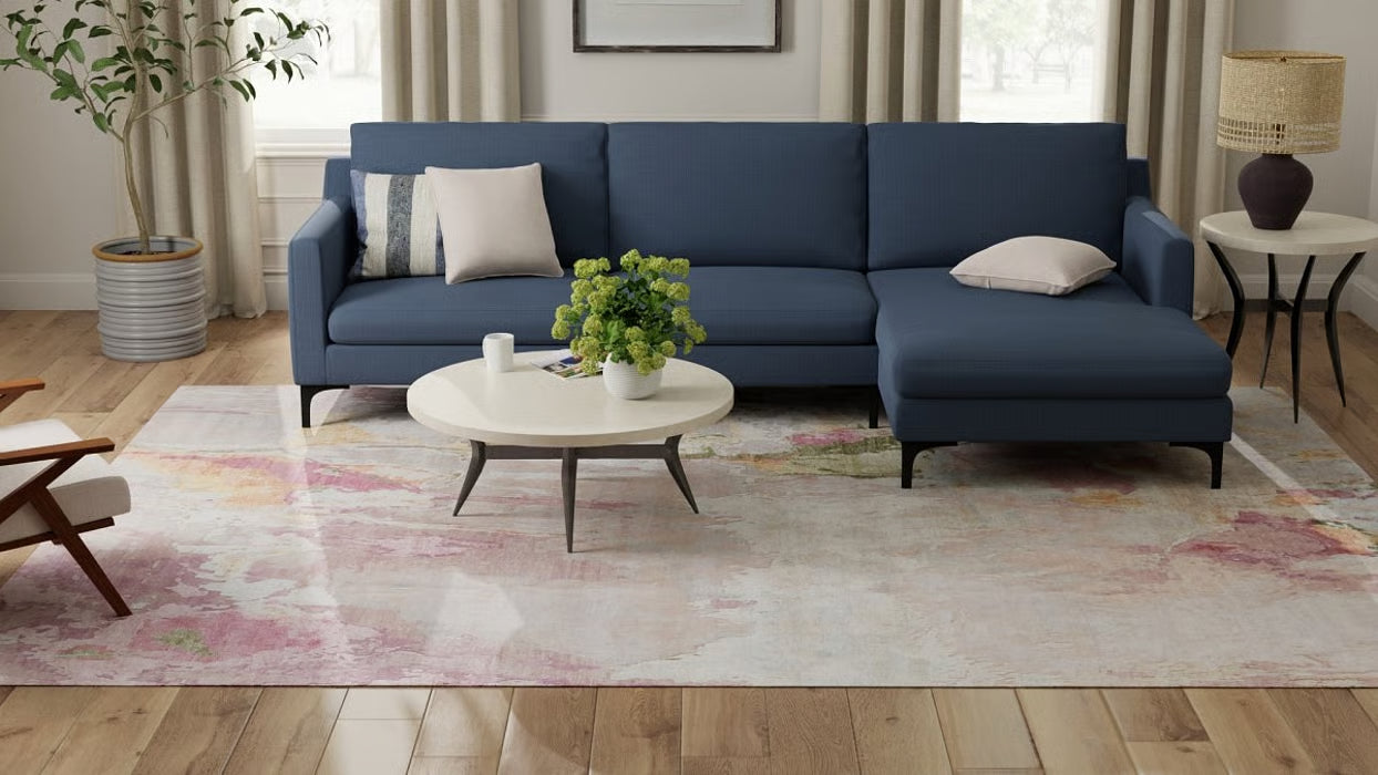 Tapete Keeley Beige/Rosado