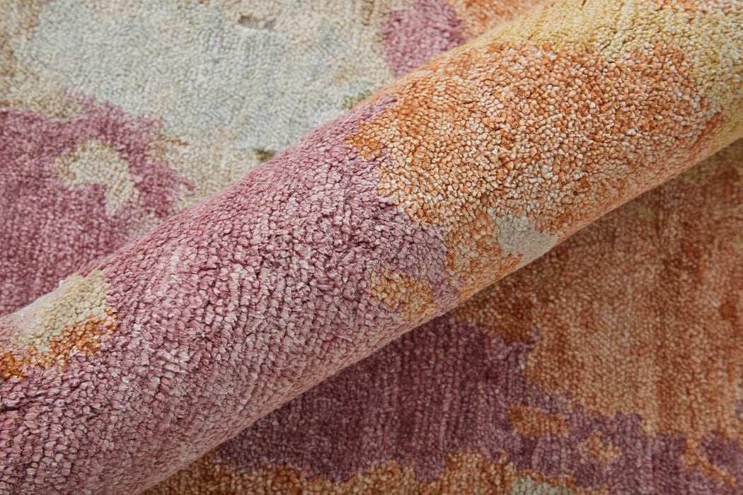 Tapete Keeley Beige/Rosado