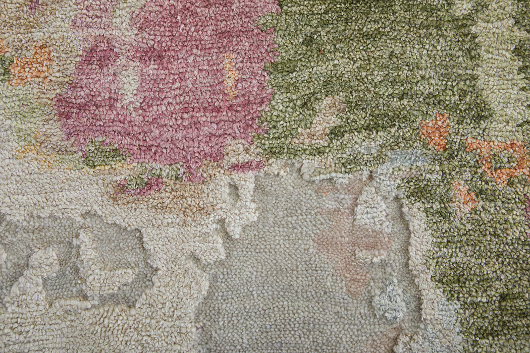 Tapete Keeley Beige/Rosado
