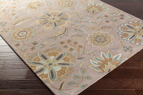 Athena Floral Beige Rug