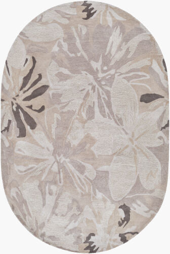 Athena Grey Floral Rug