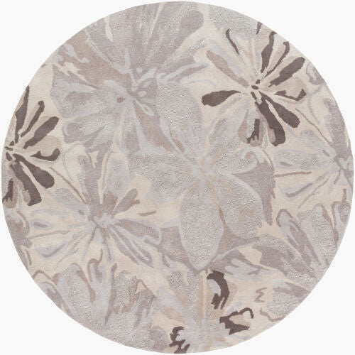 Athena Grey Floral Rug