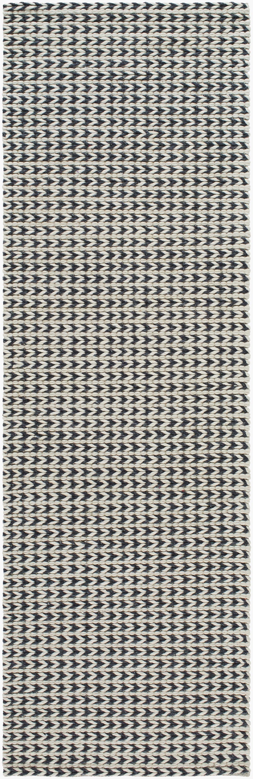 Tapete Sundance Blanco & Negro - 76x244cm (Pasillo)