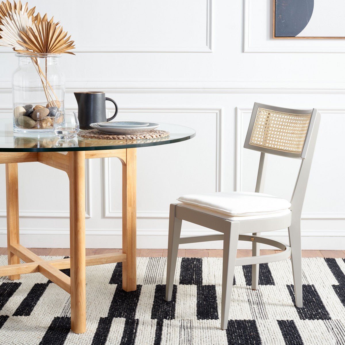 Silla de comedor de mimbre Galway - Daaq Interiores