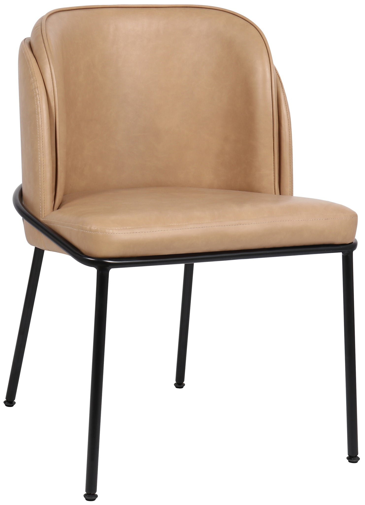 Silla de Comedor Jagger de cuero vegano - Daaq Interiores