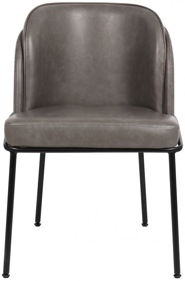 Silla de Comedor Jagger de cuero vegano - Daaq Interiores