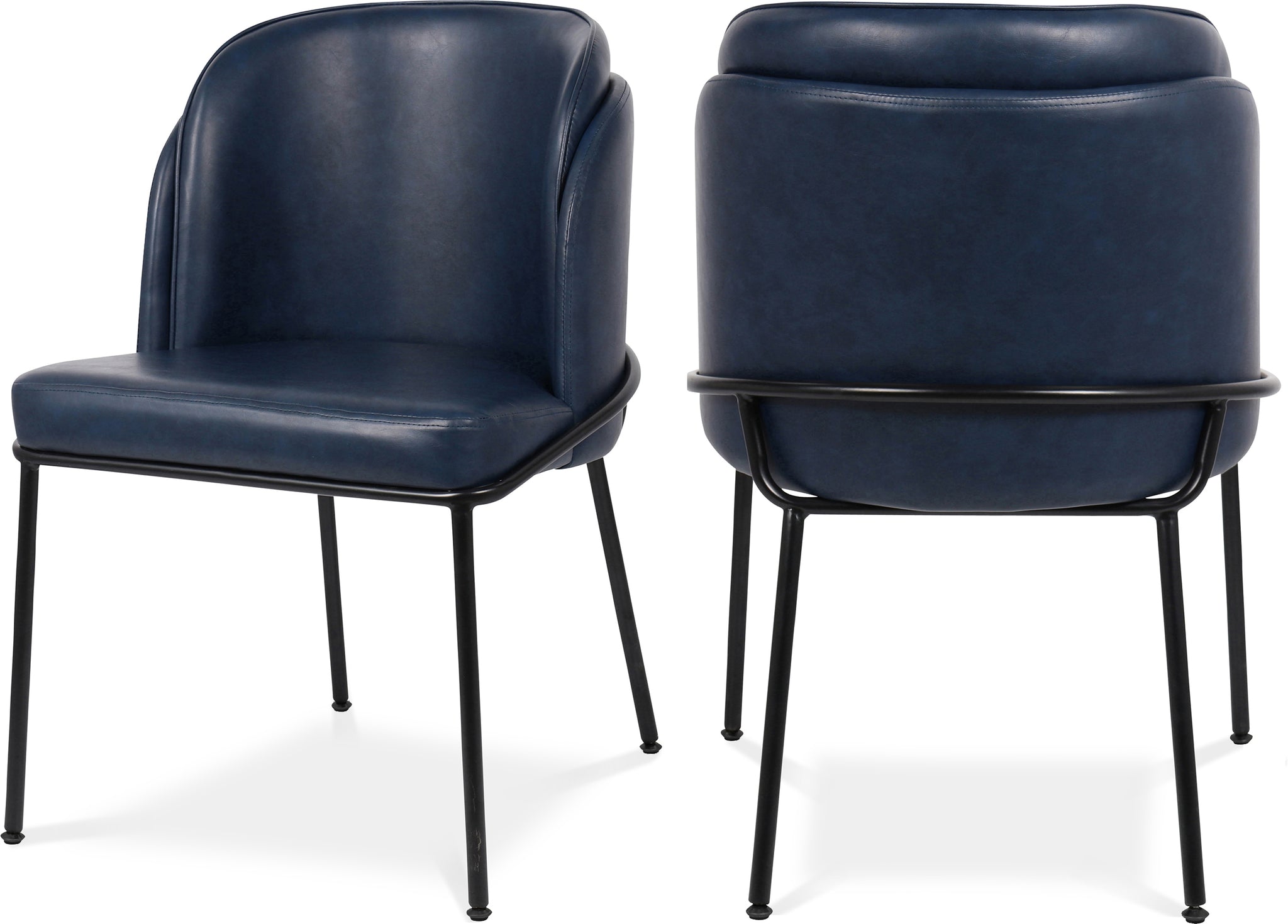 Silla de Comedor Jagger de cuero vegano - Daaq Interiores
