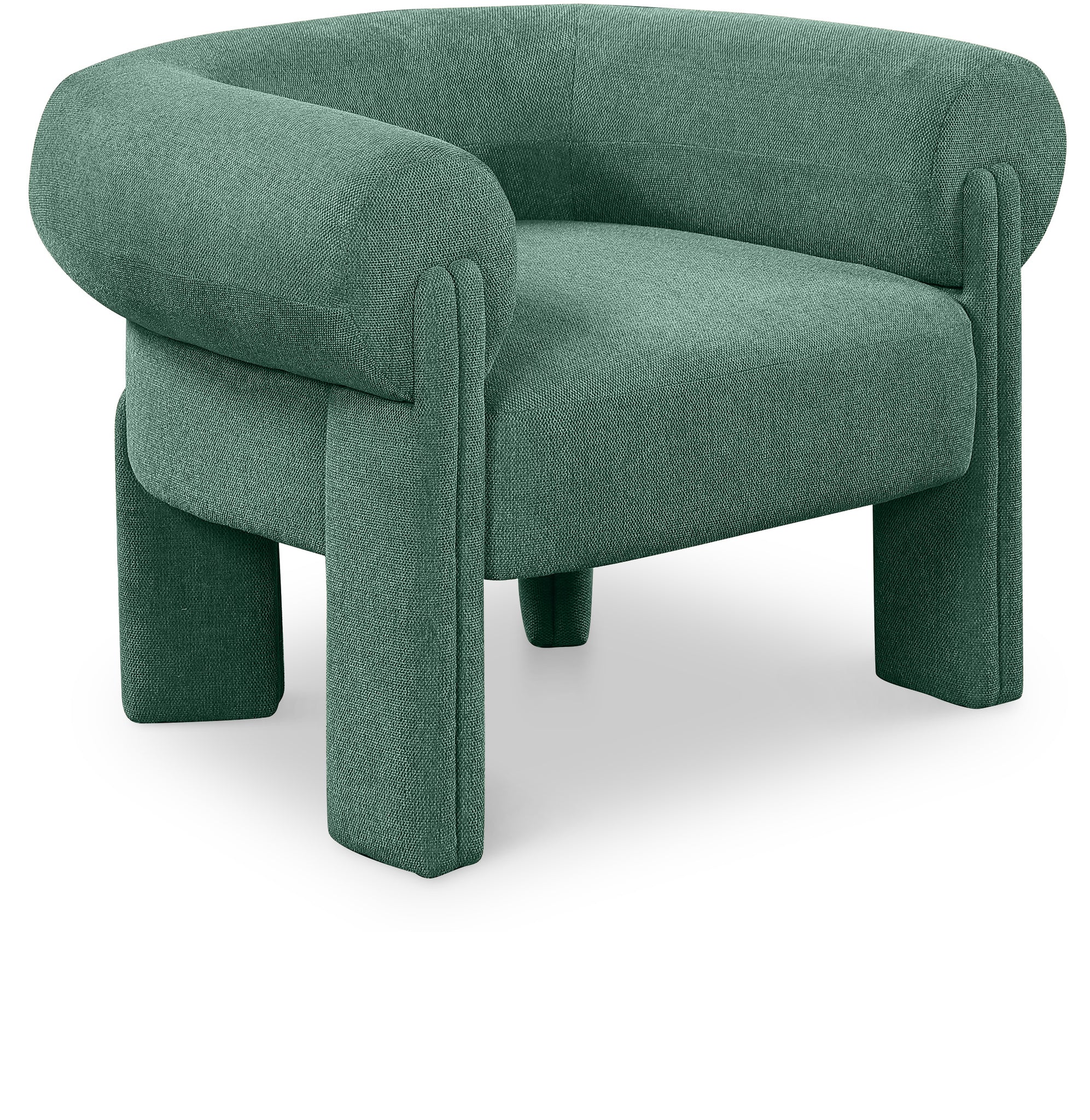 Silla Ocasional Decorativa De Tela Stefano - Daaq Interiores