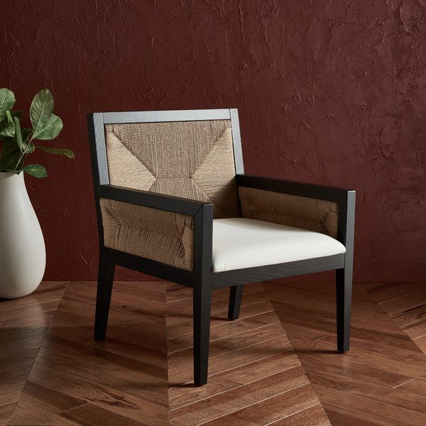 Silla Ocasional Decorativa Tejida Emilio - Daaq Interiores