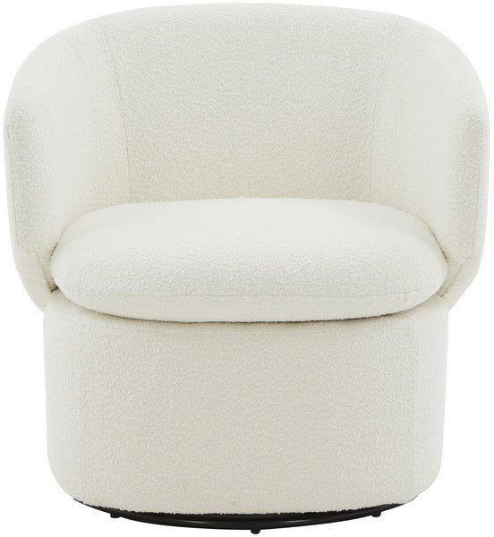 Silla Ocasional Giratoria Phyllis Boucle - Daaq Interiores