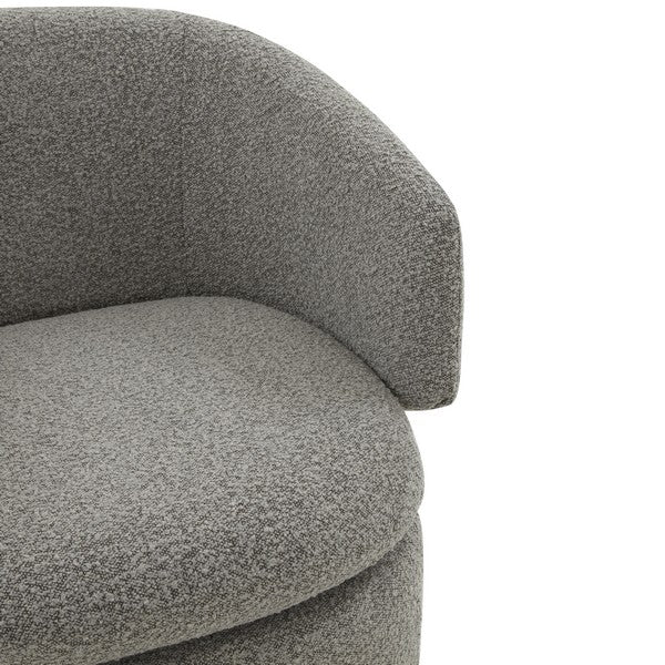 Silla Ocasional Giratoria Phyllis Boucle - Daaq Interiores