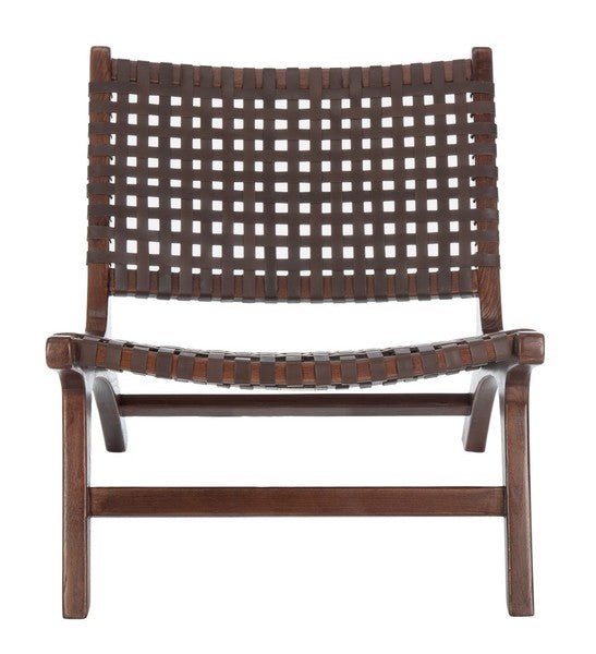 Sillon Ocasional Tejido De Cuero Luna - Daaq Interiores