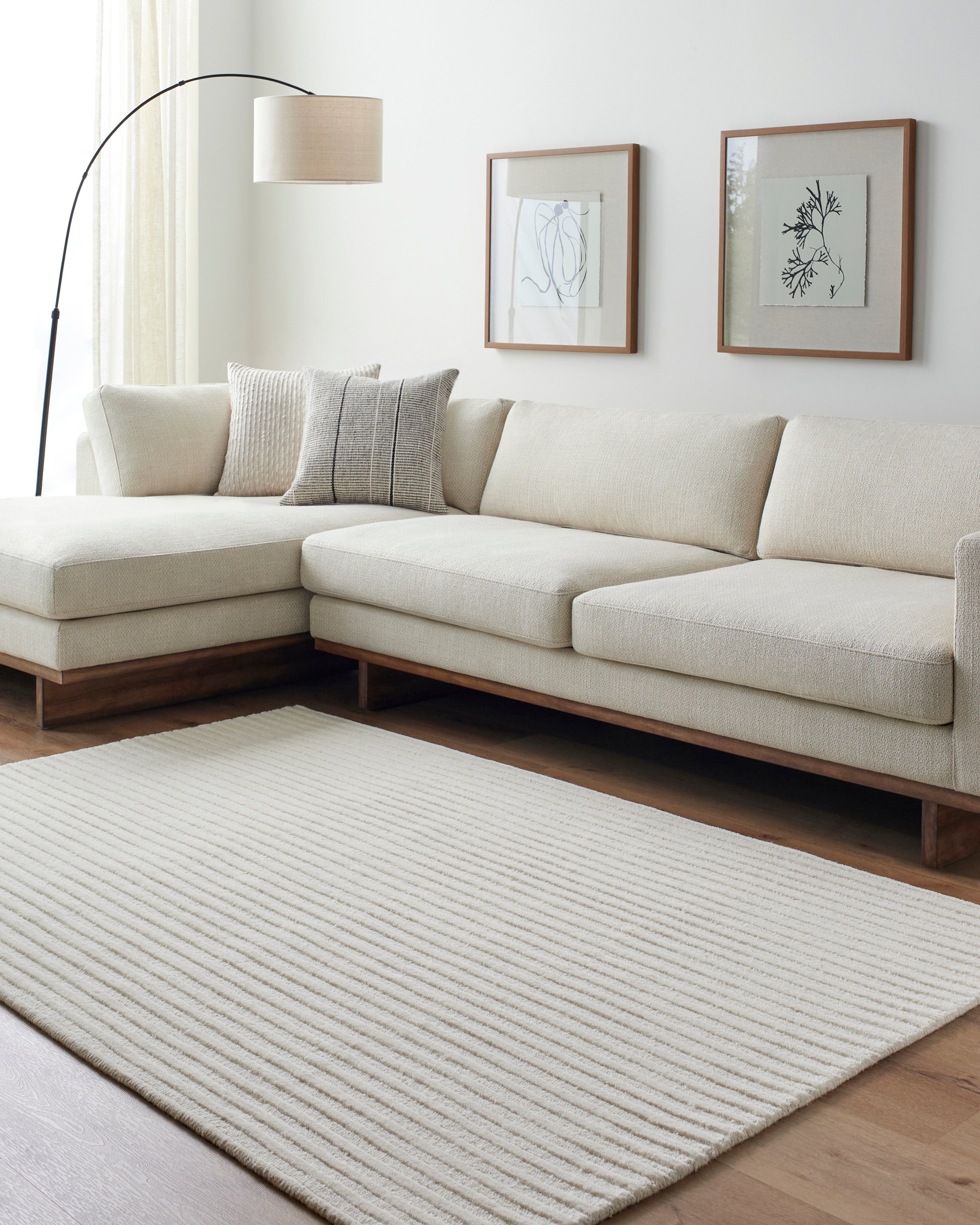 Tapete Brook Stripes Ivory - Daaq Interiores