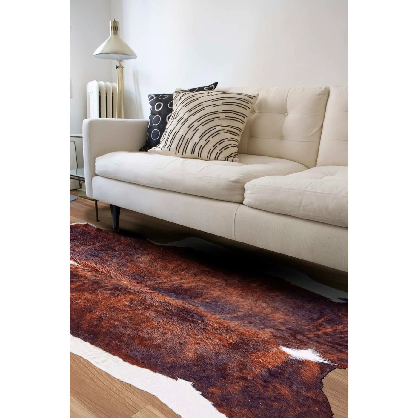 Tapete Cowhide Oscuro - Daaq Interiores