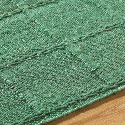 Tapete Damon Verde de Yute - Daaq Interiores