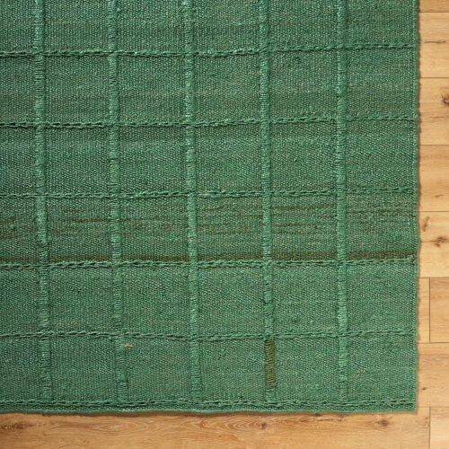 Tapete Damon Verde de Yute - Daaq Interiores