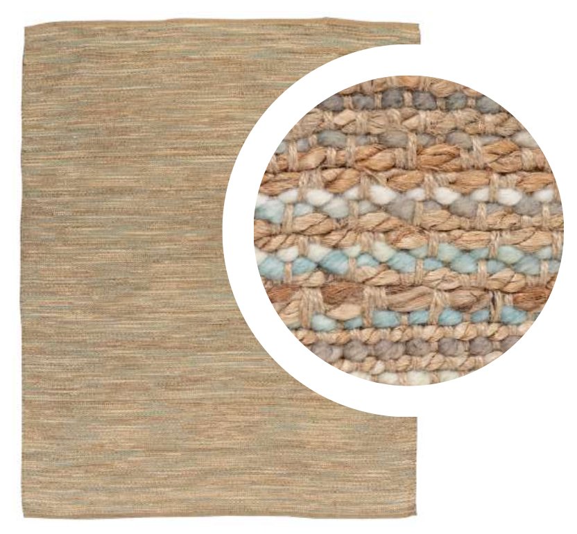 Tapete de Yute Bali Verde - Daaq Interiores