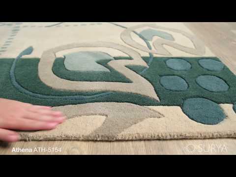 Athena Botanical Green Rug