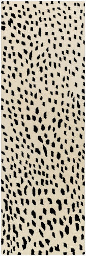Athena Black and White Rug