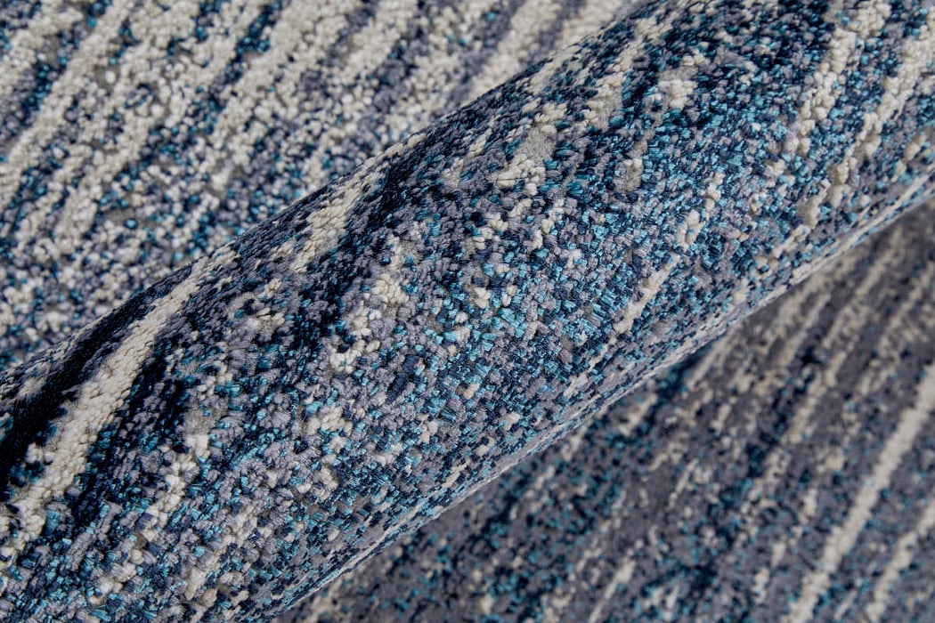Navy Blue Indian Rug 