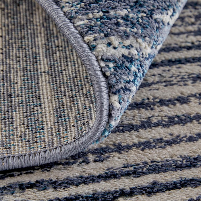 Navy Blue Indian Rug 