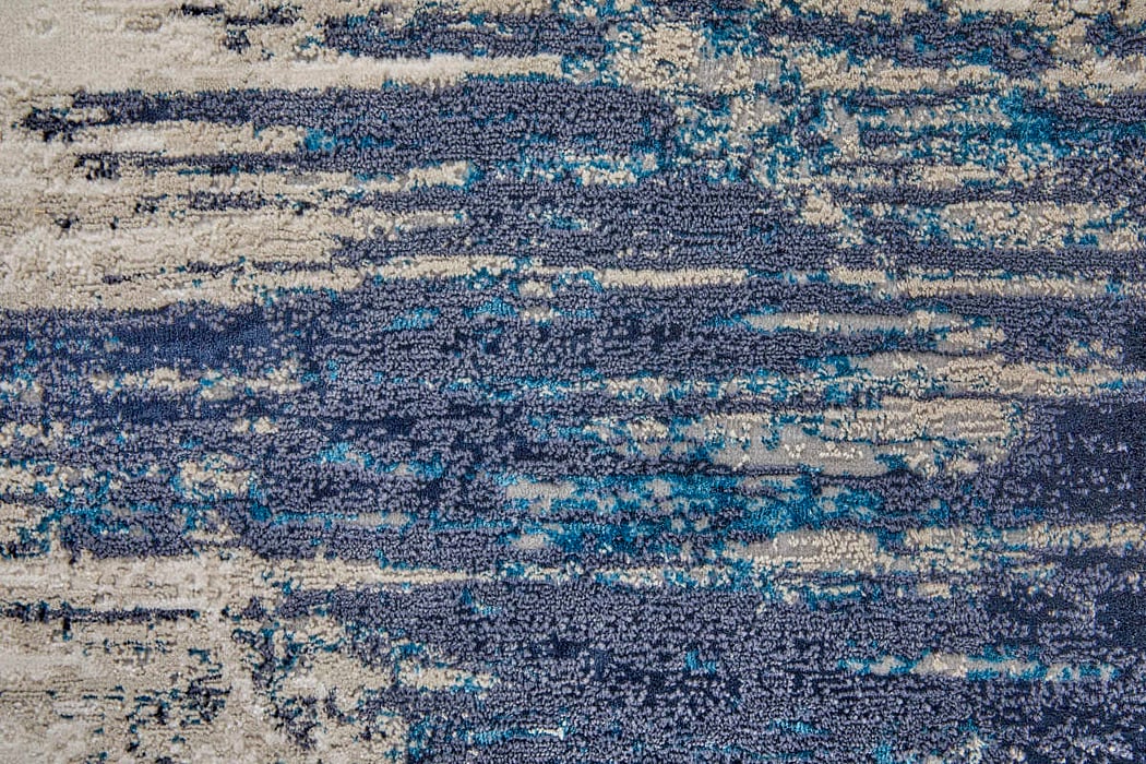 Tapete Indio Beige/Azul