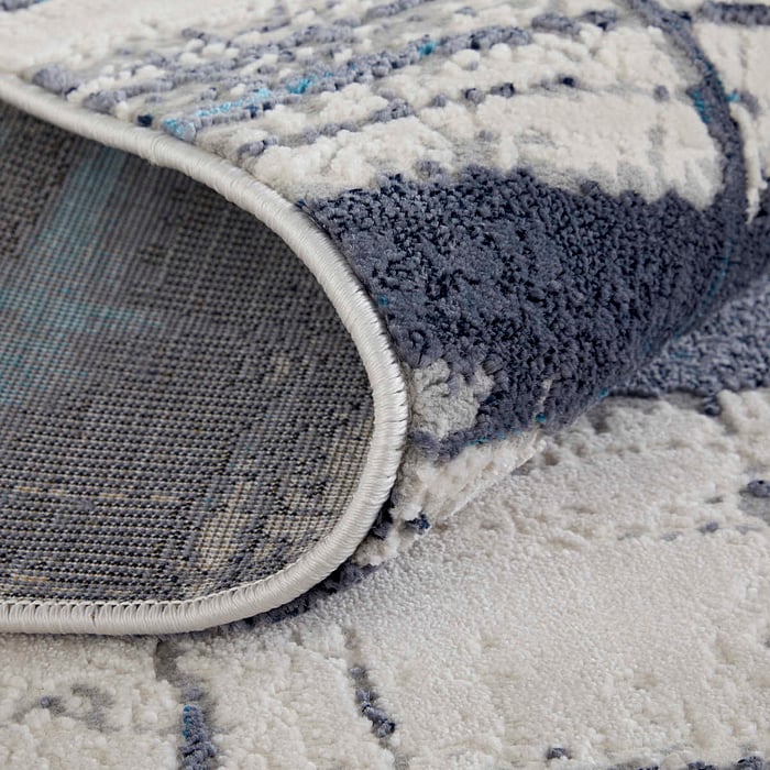 Blue/Ivory Indian Rug 
