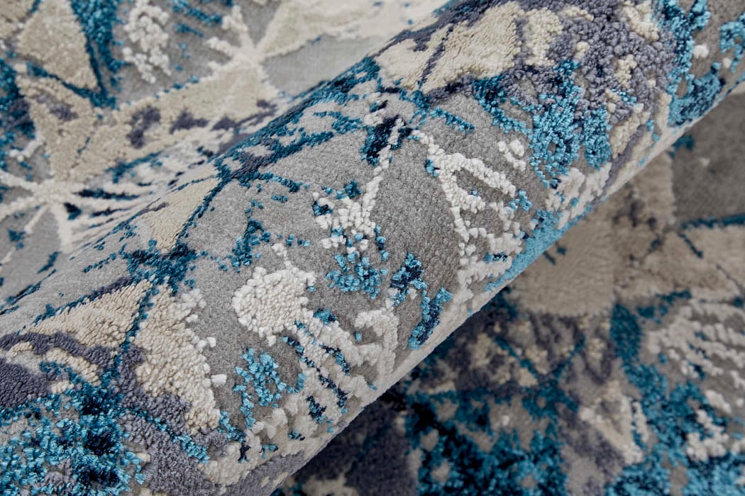 Blue Indian Rug 