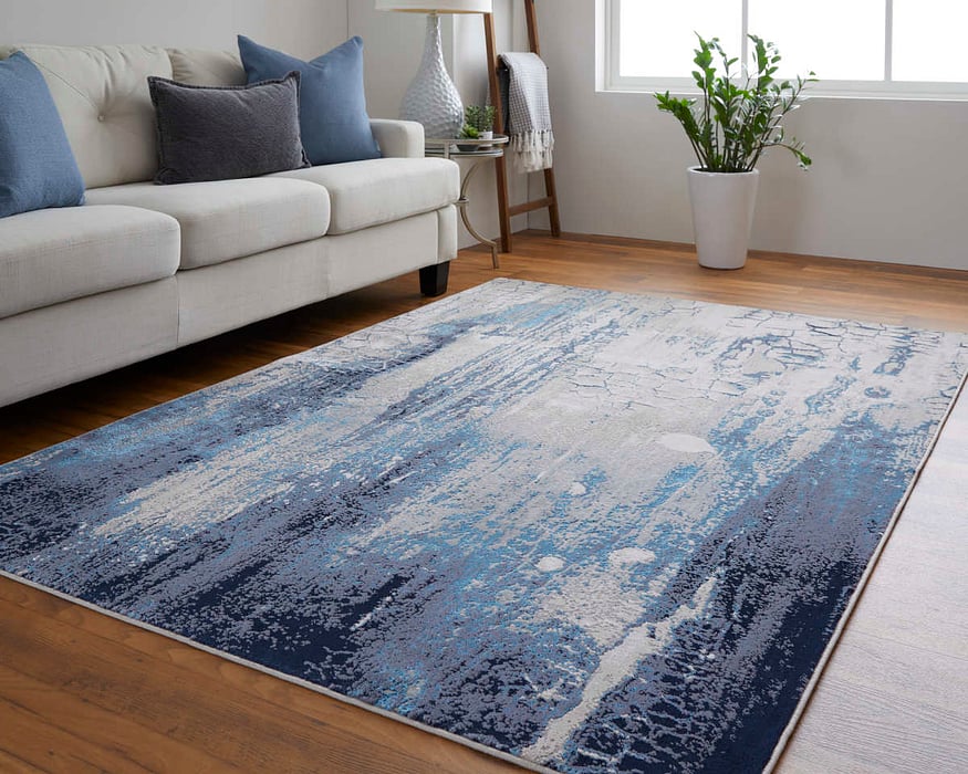Blue/Beige Indian Rug 