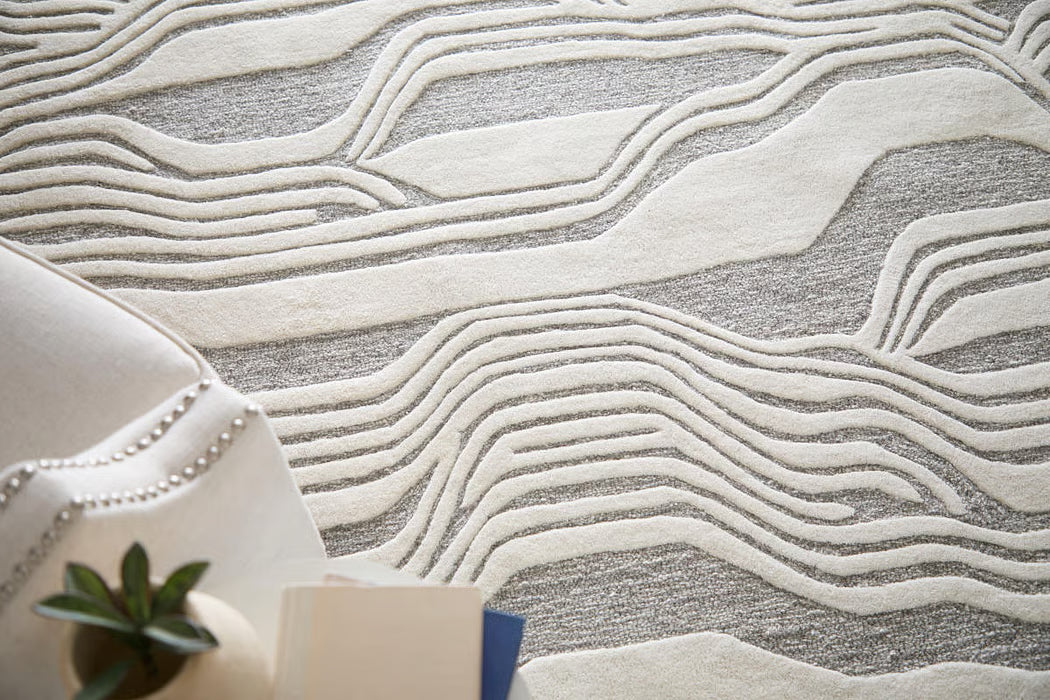 Tapete Kimball Marfil / Gris