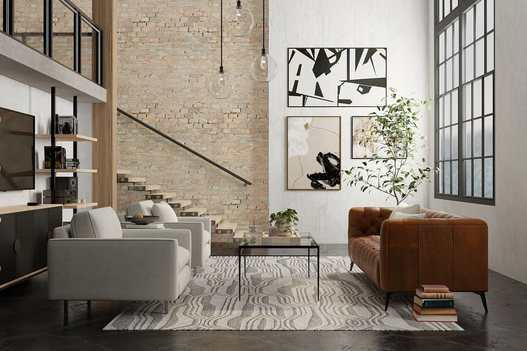 Tapete Kimball Marfil / Gris