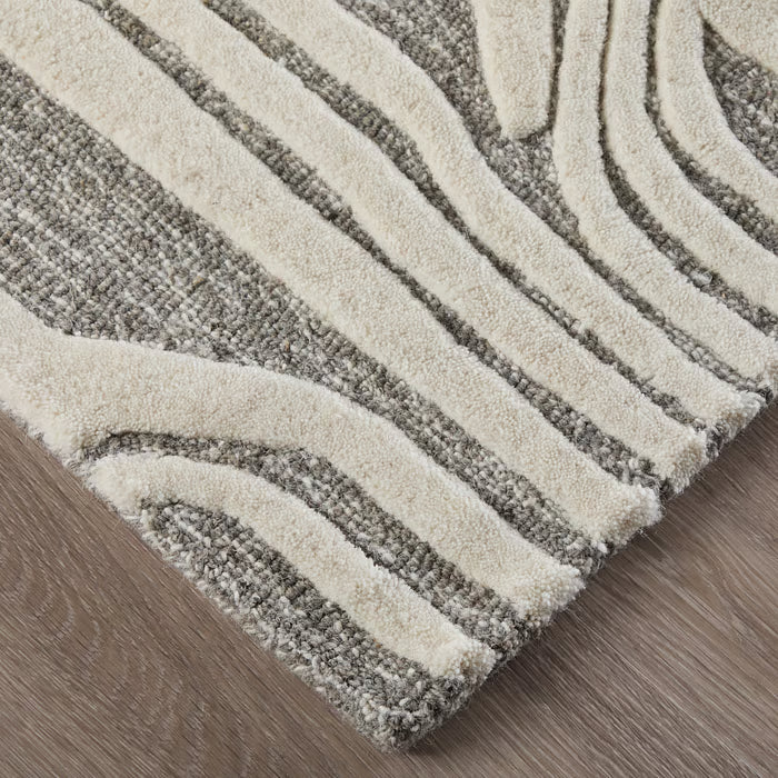 Tapete Kimball Marfil / Gris