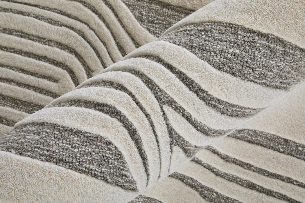 Tapete Kimball Marfil / Gris