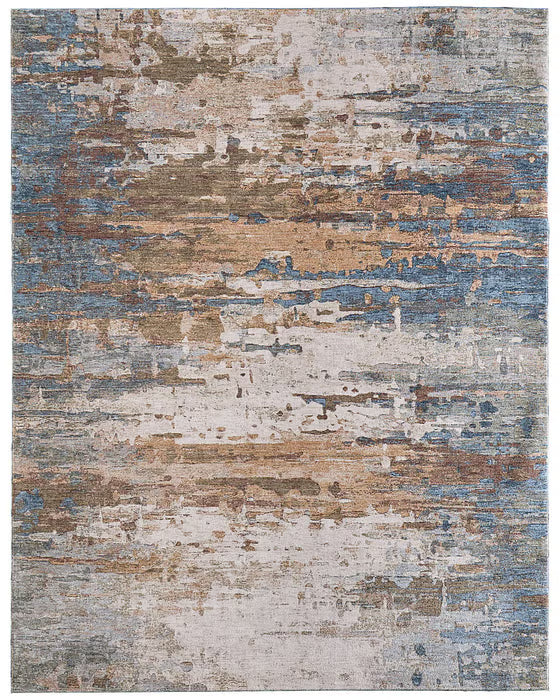 Tapete Pearson Azul Marfil