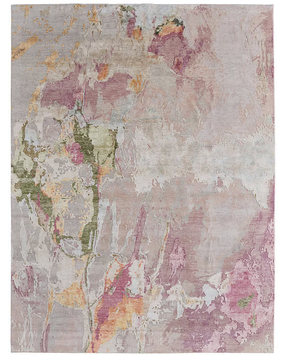 Tapete Keeley Beige/Rosado