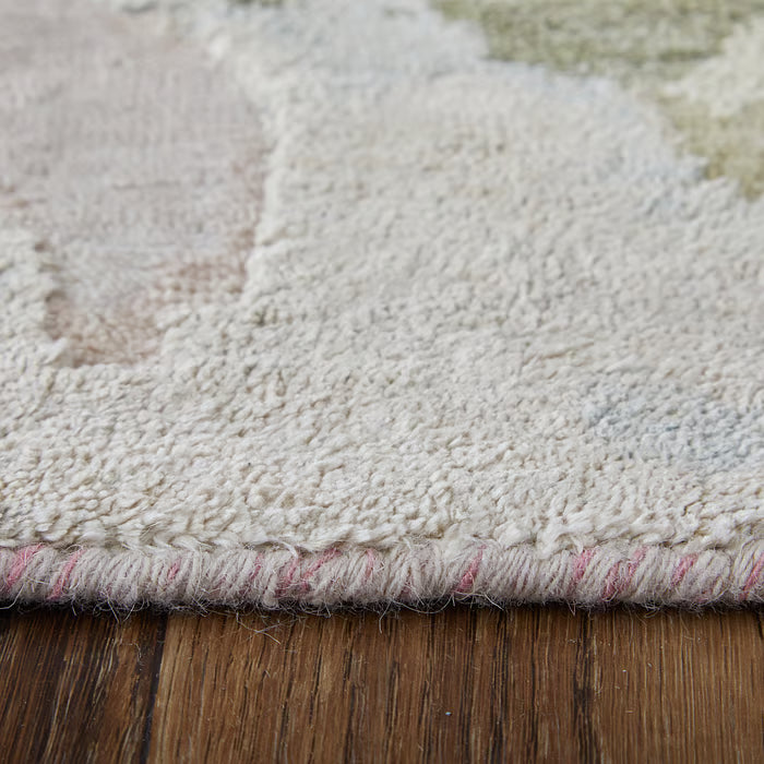 Tapete Keeley Beige/Rosado