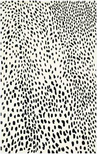 Athena Black and White Rug