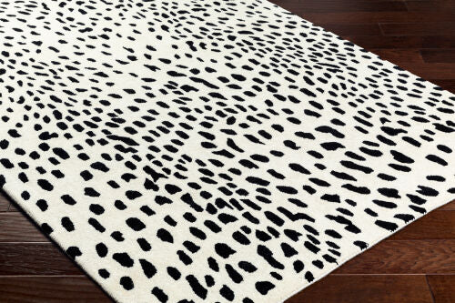 Athena Black and White Rug