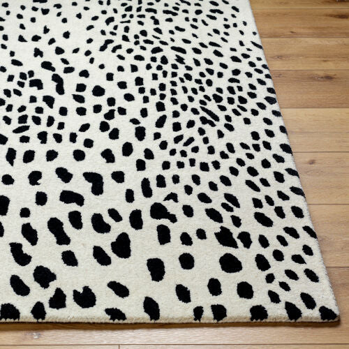 Athena Black and White Rug