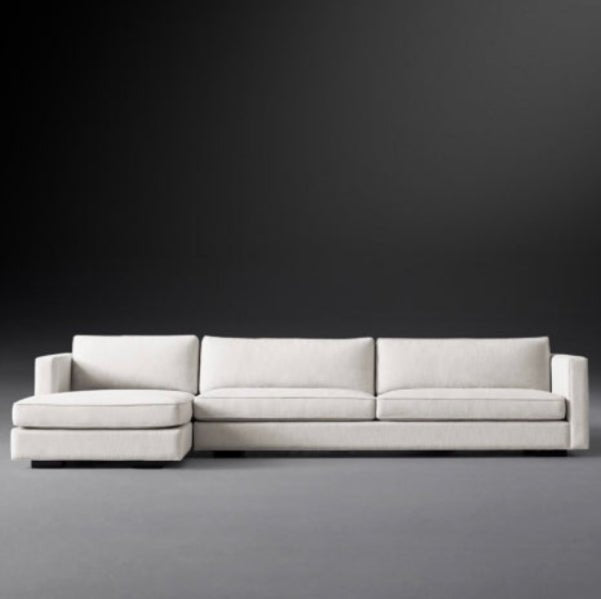 Chaise Lounge Sofa con Brazos Delgados - Daaq Interiores