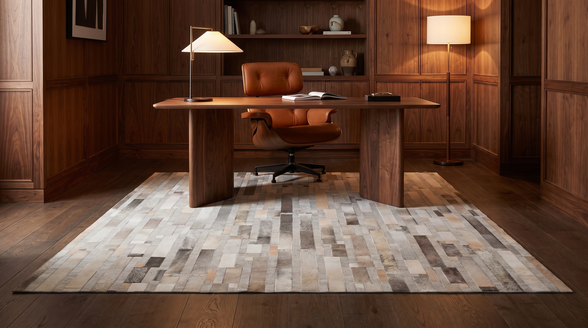Leather rugs