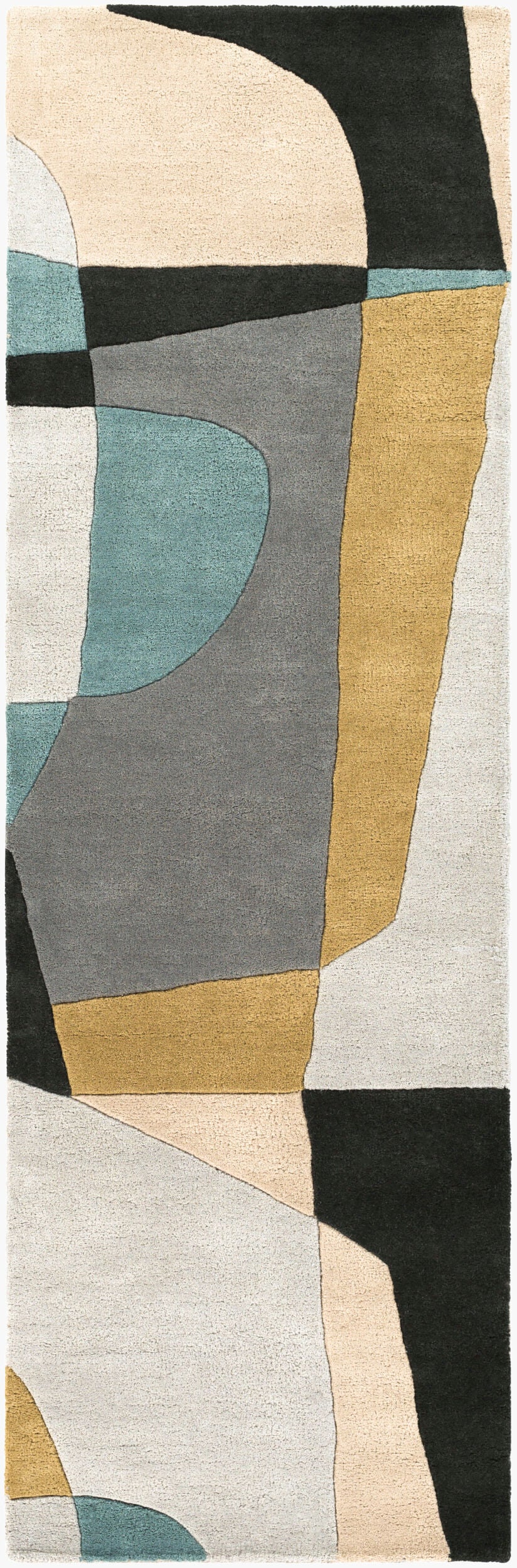 Tapete Contempo Abstract Yellow - 76x244cm