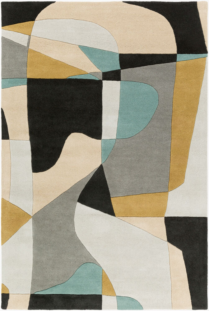 Tapete Contempo Abstract Yellow