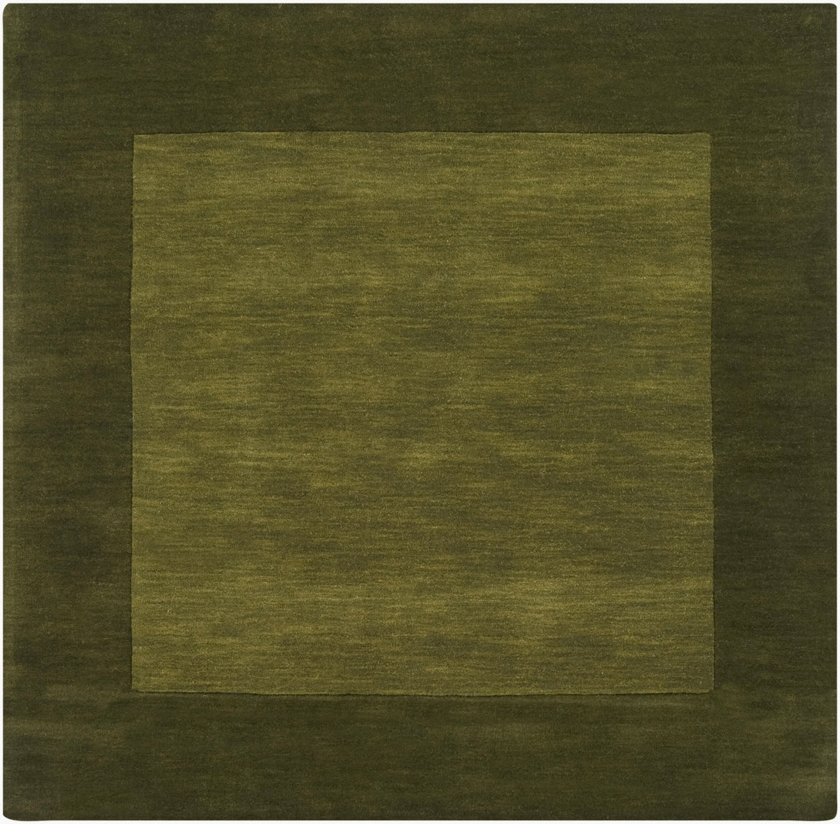 Tapete Borders Oliva - 182x182cm (Cuadrado)