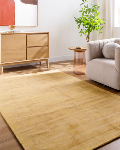 Yellow Brown Rug