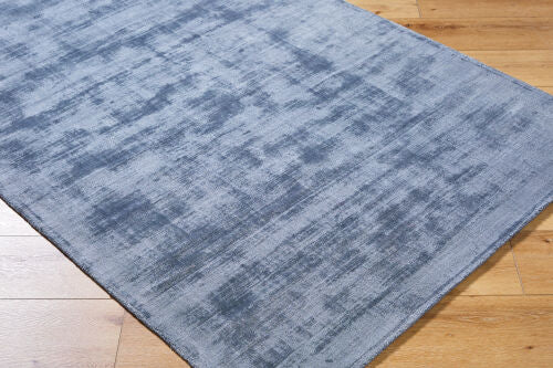 Light Blue Brown Rug