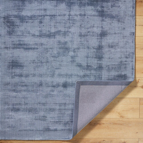 Light Blue Brown Rug