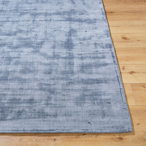 Light Blue Brown Rug