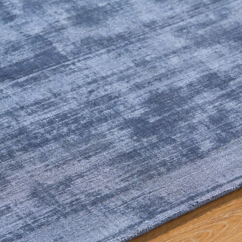 Light Blue Brown Rug